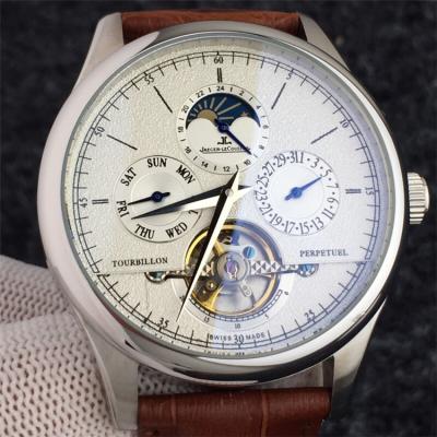 Replica Master Grande Tradition A21j Automatic Movement Mens Watch White Dial Leather Strap E13