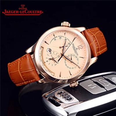 Replica Geophysic A21j Automatic Movement Mens Watch White Dial Leather Strap E16