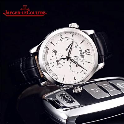 Replica Geophysic A21j Automatic Movement Mens Watch White Dial Leather Strap E16