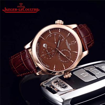 Replica Geophysic A21j Automatic Movement Mens Watch White Dial Leather Strap E16