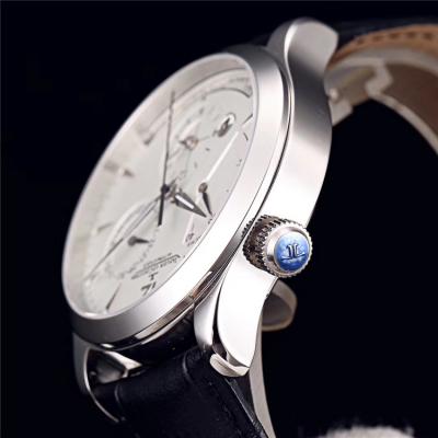 Replica Geophysic A21j Automatic Movement Mens Watch White Dial Leather Strap E16