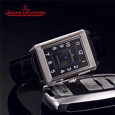 Replica Reverso A21j Automatic Movement Mens Watch Black Dial Leather Strap E26