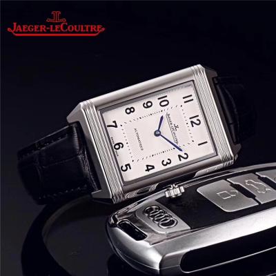 Replica Reverso A21j Automatic Movement Mens Watch Black Dial Leather Strap E26