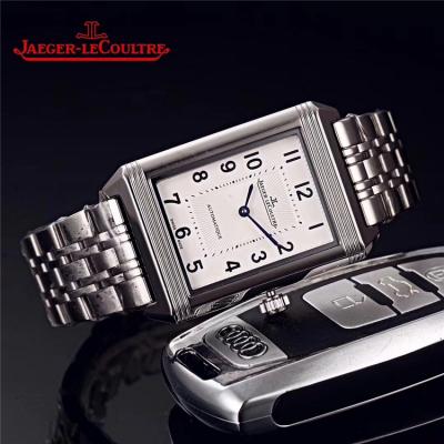 Replica Reverso A21j Automatic Movement Mens Watch Black Dial Leather Strap E26