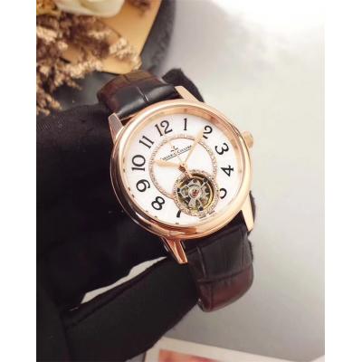 Replica Rendez-vous A21j Automatic Movement Womens Watch White Tourbillon Dial Leather Strap A E27