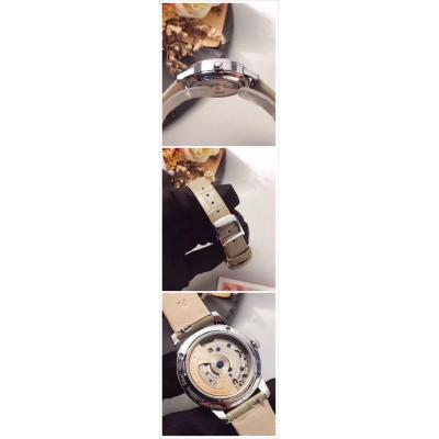 Replica Rendez-vous A21j Automatic Movement Womens Watch White Tourbillon Dial Leather Strap A E27