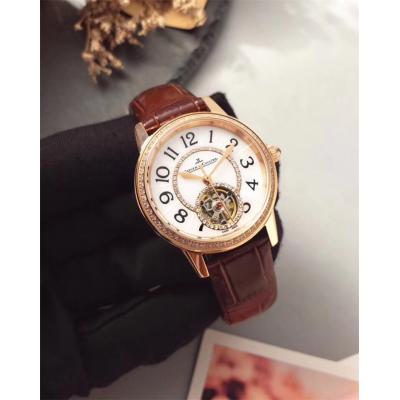 Replica Rendez-vous A21j Automatic Movement Womens Watch White Tourbillon Dial Leather Strap B E27