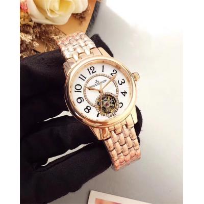 Replica Rendez-vous A21j Automatic Movement Womens Watch White Tourbillon Dial Diamonds Case Stainless Steel C E27