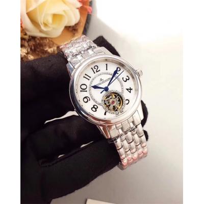 Replica Rendez-vous A21j Automatic Movement Womens Watch White Tourbillon Dial Diamonds Case Stainless Steel C E27