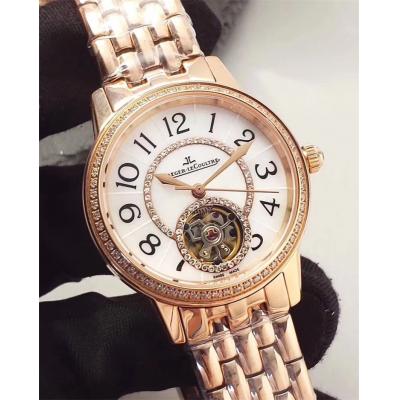 Replica Rendez-vous A21j Automatic Movement Womens Watch White Tourbillon Dial Diamonds Case Stainless Steel C E27