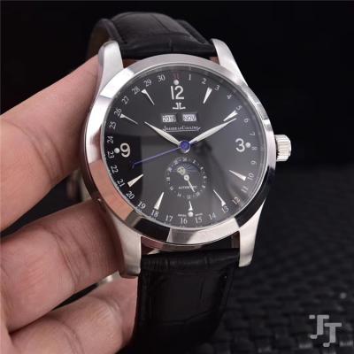 Replica Master A21j Automatic Movement Mens Watch Black Dial Leather Strap E31