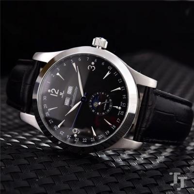 Replica Master A21j Automatic Movement Mens Watch Black Dial Leather Strap E31