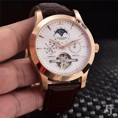 Replica Master Grande Tradition A21j Automatic Movement Mens Watch White Dial Leather Strap E32