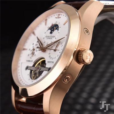 Replica Master Grande Tradition A21j Automatic Movement Mens Watch White Dial Leather Strap E32