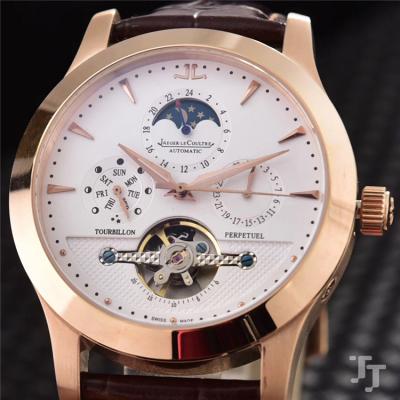 Replica Master Grande Tradition A21j Automatic Movement Mens Watch White Dial Leather Strap E32