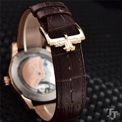 Replica Master A21j Automatic Movement Mens Watch White Dial Leather Strap E33