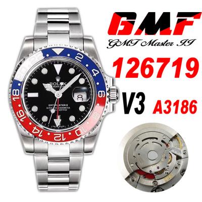 GMF V3 GMT-Master II 126719 A3186 Automatic Mens W...