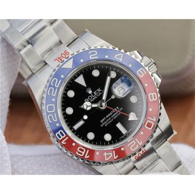 GMF V3 GMT-Master II 126719 A3186 Automatic Mens Watch Pepsi Ceramic Bezel Black Dial 904L SS Bracelet Best Edition