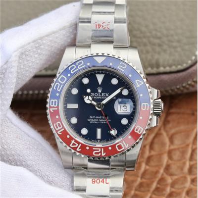 GMF V3 GMT-Master II 126719 A3186 Automatic Mens Watch Pepsi Ceramic Bezel Blue Dial 904L SS Bracelet Best Edition