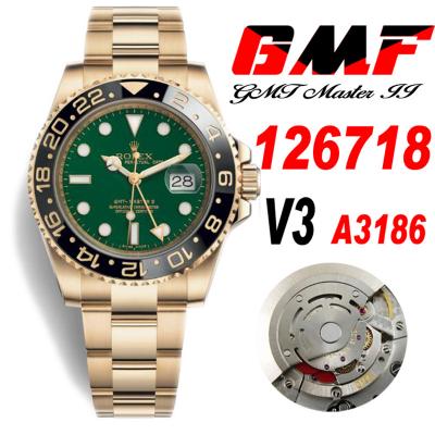 GMF V3 GMT-Master II 126718 A3186 Automatic Mens W...