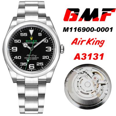 GMF Air King M116900 A3131 Automatic Mens Watch Bl...