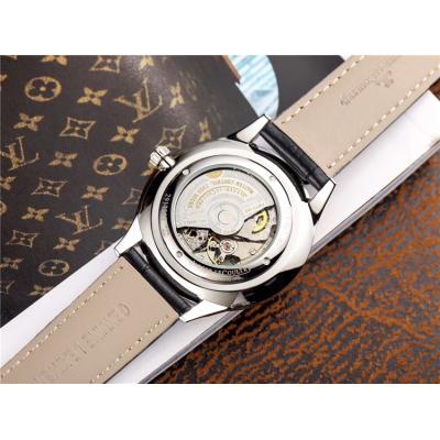 Replica Master Ultra Thin A21j Automatic Movement Mens Watch White Dial Leather Strap E36