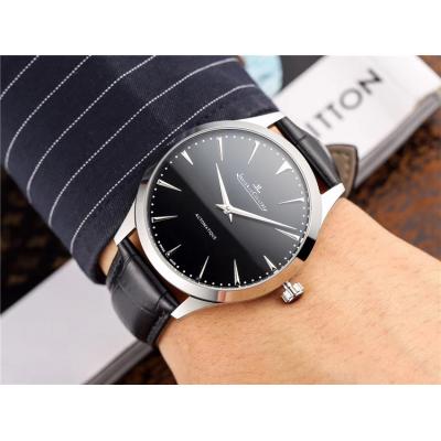 Replica Master Ultra Thin A21j Automatic Movement Mens Watch White Dial Leather Strap E36