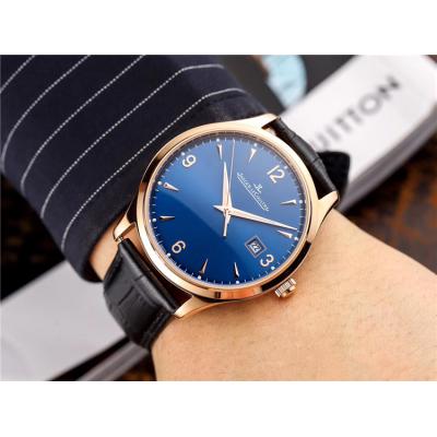 Replica Master Ultra Thin A21j Automatic Movement Mens Watch Blue Dial Leather Strap E40