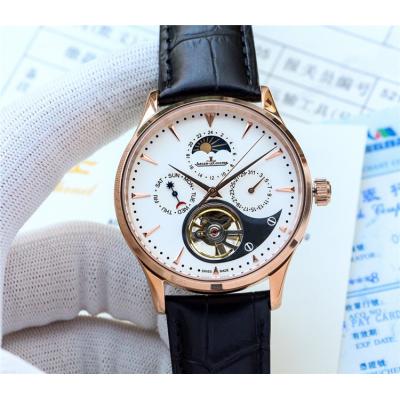 Replica Master Grande Tradition A21j Automatic Movement Mens Watch White Dial Leather Strap E42