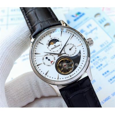 Replica Master Grande Tradition A21j Automatic Movement Mens Watch White Dial Leather Strap E42