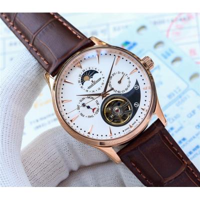 Replica Master Grande Tradition A21j Automatic Movement Mens Watch White Dial Leather Strap E42