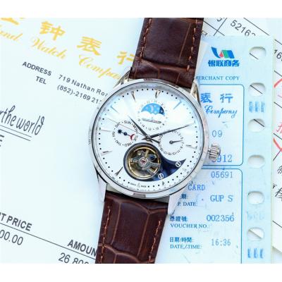 Replica Master Grande Tradition A21j Automatic Movement Mens Watch White Dial Leather Strap E42