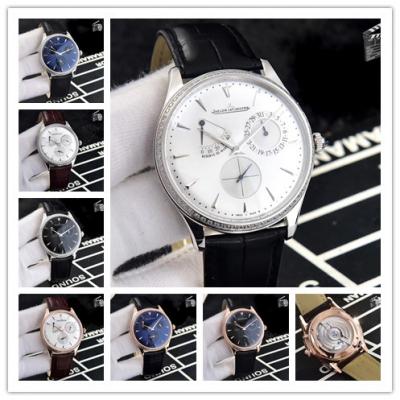 Replica Master Ultra Thin A21j Automatic Movement Mens Watch White Dial Diamonds Case Leather Strap A E43