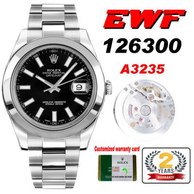 EWF Datejust 41 126300 A3235 Automatic Mens Watch ...