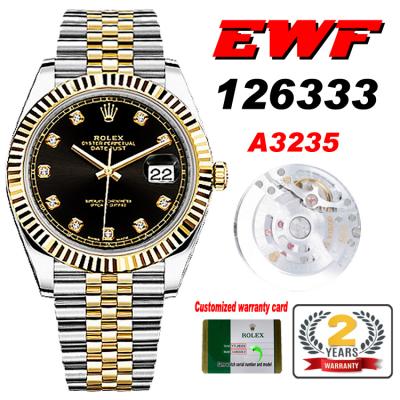 EWF Datejust 41 126333 A3235 Automatic Mens Watch ...