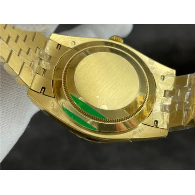 EWF Datejust 41 126333 A3235 Automatic Mens Watch Yellow Gold Champagne Stick Dial SS Jubilee Bracelet Best Edition