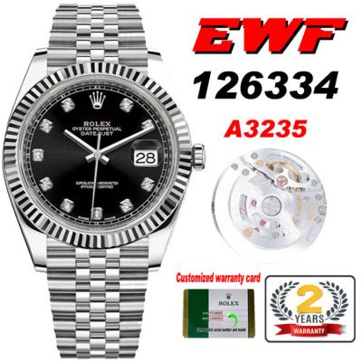 EWF Datejust 41 126334 A3235 Automatic Mens Watch ...