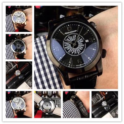 Replica A21j Automatic Movement Mens Watch Black Dial Leather Strap E50