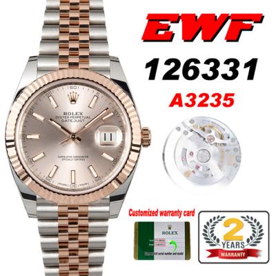 EWF Datejust 41 126331 A3235 Automatic Mens Watch ...