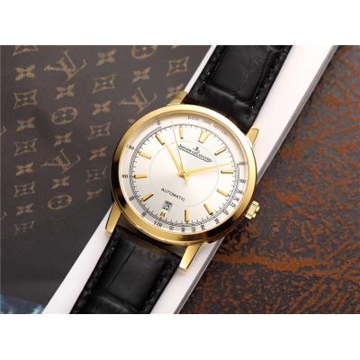 Replica Master Ultra Thin A21j Automatic Movement Mens Watch White Dial Leather Strap E56