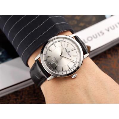 Replica Master Ultra Thin A21j Automatic Movement Mens Watch White Dial Leather Strap E56