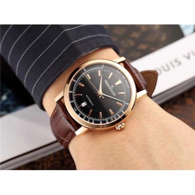 Replica Master Ultra Thin A21j Automatic Movement Mens Watch White Dial Leather Strap E56