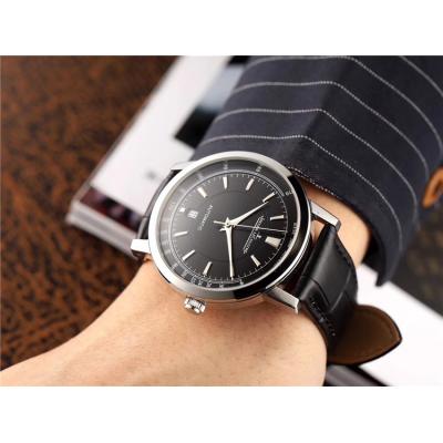 Replica Master Ultra Thin A21j Automatic Movement Mens Watch White Dial Leather Strap E56