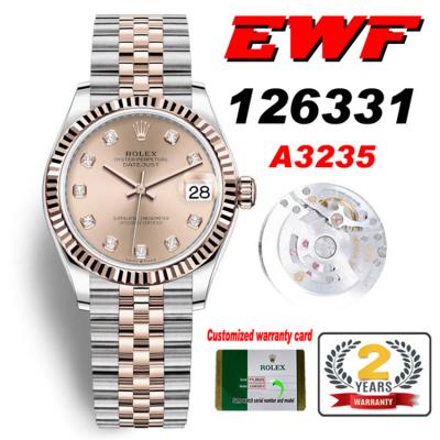 EWF Datejust 41 126331 A3235 Automatic Mens Watch ...