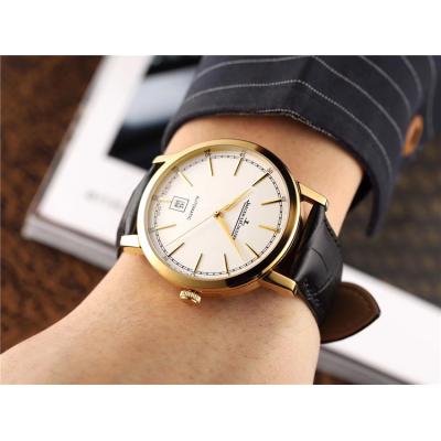 Replica Master Ultra Thin A21j Automatic Movement Mens Watch Black Dial Leather Strap E57