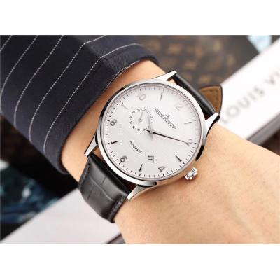 Replica Master Ultra Thin A8217 Automatic Movement Mens Watch White Dial Leather Strap E58