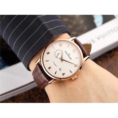 Replica Master Ultra Thin A8217 Automatic Movement Mens Watch White Dial Leather Strap E58