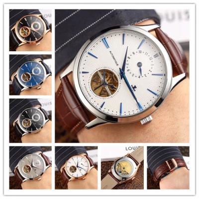 Replica Master Ultra Thin A21j Automatic Movement Mens Watch White Dial Leather Strap E59