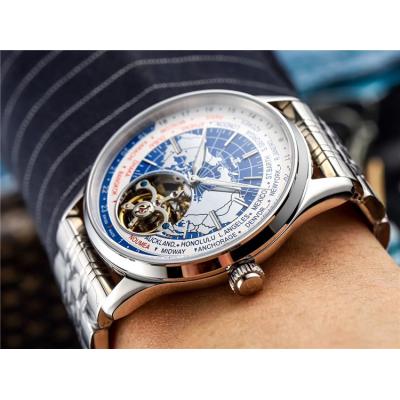 Replica Geophysic A21j Automatic Movement Mens Watch Geography Dial Stainless Steel E66