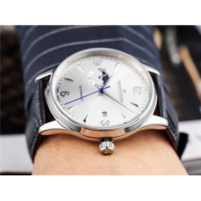 Replica Master Ultra Thin A21j Automatic Movement Mens Watch White Dial Leather Strap E67